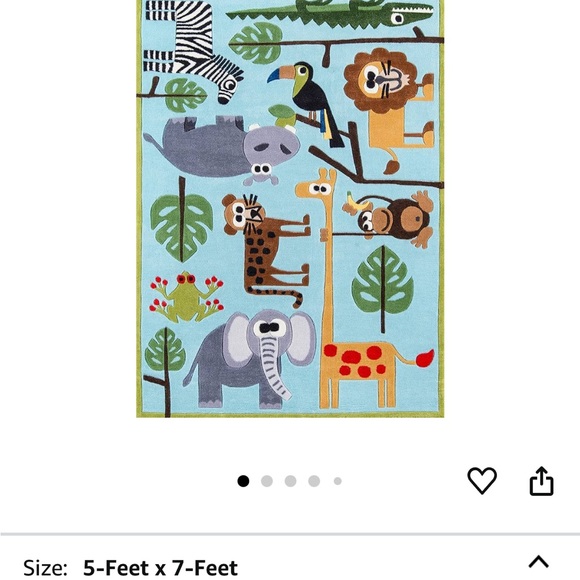 Momeni Jungle Animals Rug - Picture 3 of 3